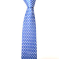 OEM fine dots 100 silk jacquard woven neckties